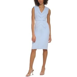 Calvin Klein Baby Blue Office Dress Size 2